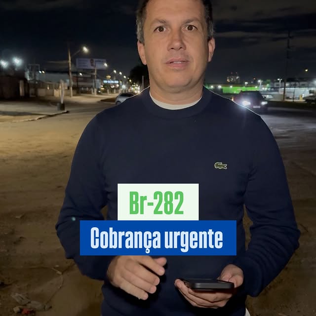 Camilo Martins protocola pedido ao DNIT para mais segurança no trecho da morte na BR282