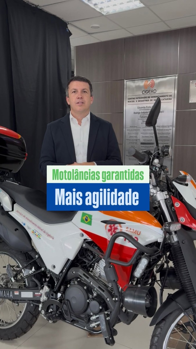 Entrega de 2 motolâncias para Floripa e 2 para Palhoça