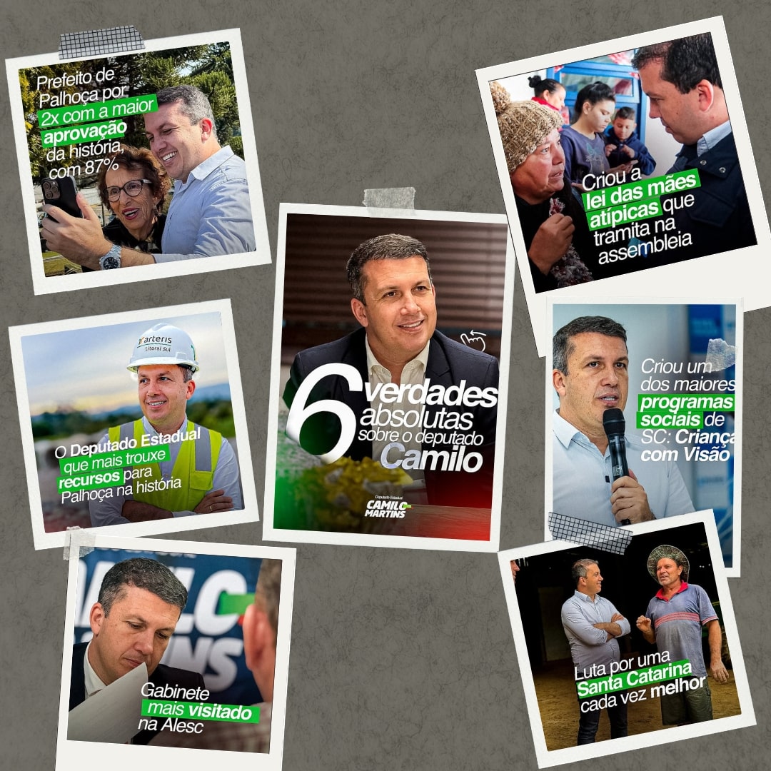 6 verdades absolutas sobre o deputado Camilo
